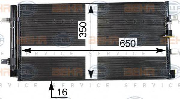 AUDI 8T0 260 403 C Конденсатор, кондиціонер