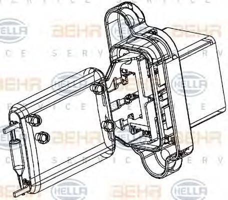 FORD 1 325 972 Опір, вентилятор салону