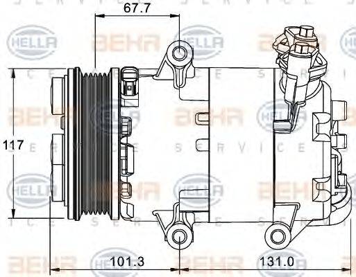 VALEO 813290 Компресор, кондиціонер