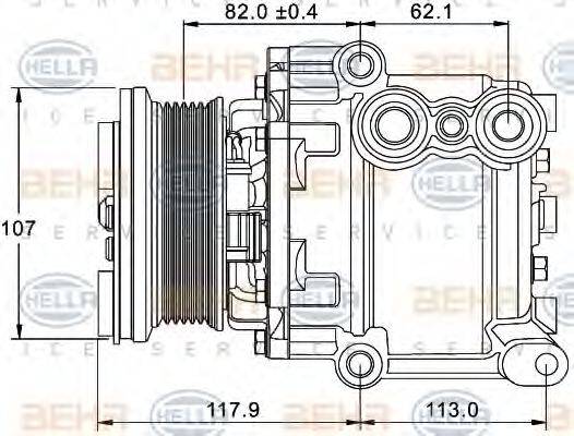 FORD 1 547 513 Компресор, кондиціонер