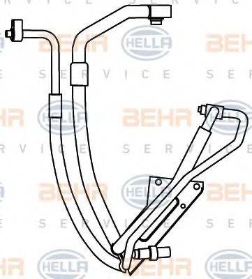 FORD 4 755 458 Трубопровід високого тиску, кондиціонер