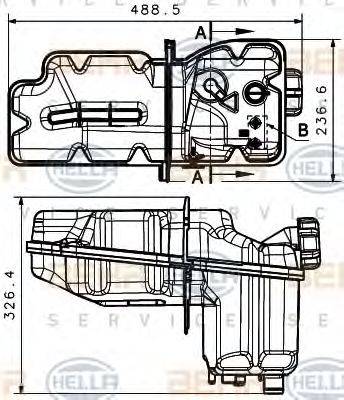 SCANIA 1949013 Компенсаційний бак, охолоджуюча рідина