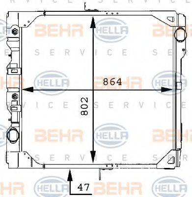 GERI 10589 Радіатор, охолодження двигуна