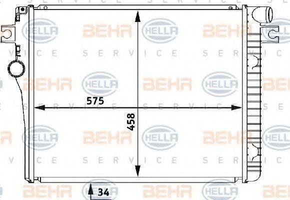 NRF 24306 Радіатор, охолодження двигуна