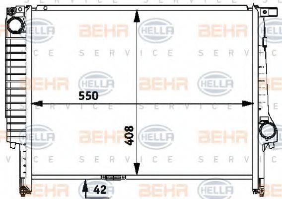 NRF 27613 Радіатор, охолодження двигуна