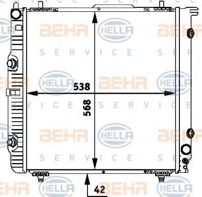 GERI 50109 Радіатор, охолодження двигуна
