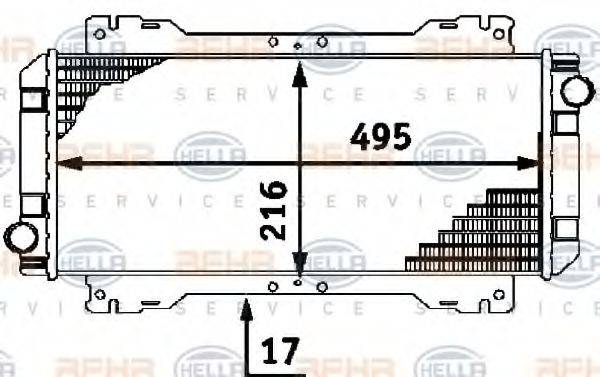 FORD 81AB8005MB Радіатор, охолодження двигуна