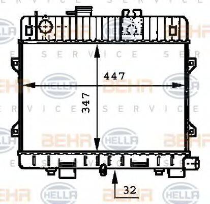 NRF 51339 Радіатор, охолодження двигуна