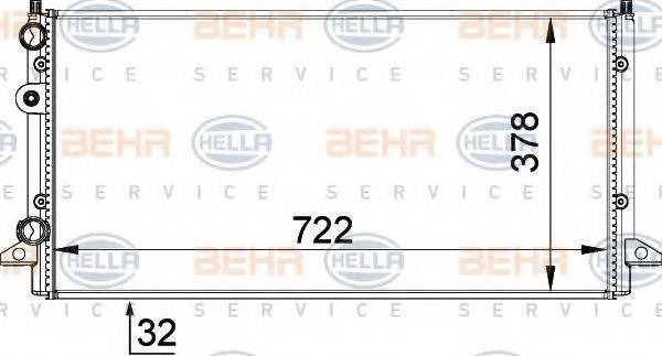 GERI 16277 Радіатор, охолодження двигуна