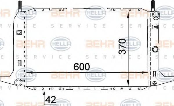 NRF 50109 Радіатор, охолодження двигуна