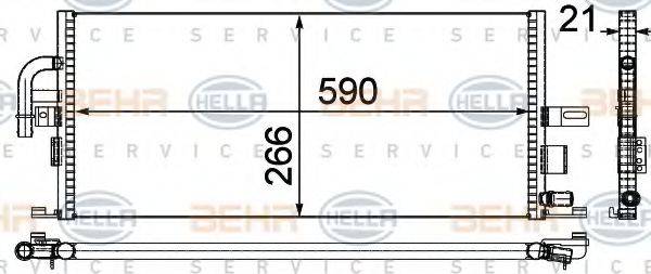 BEHR 96037 Низькотемпературний охолоджувач, інтеркулер