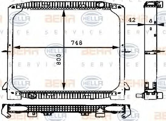GERI 10131 Радіатор, охолодження двигуна