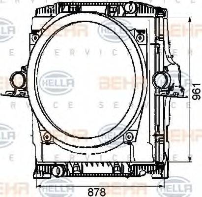 BEHR 70075 модуль охолодження