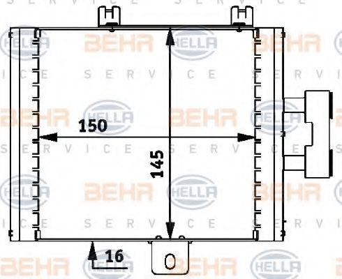 BEHR 38648 масляний радіатор, моторне масло