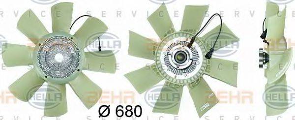 BEHR C8601 Вентилятор, охолодження двигуна