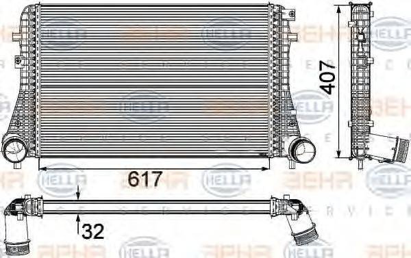 SEAT 3C0 145 805 AD Інтеркулер