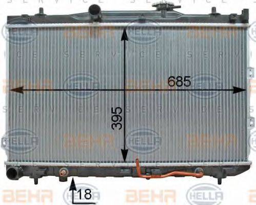 KIA 253102F030 Радіатор, охолодження двигуна