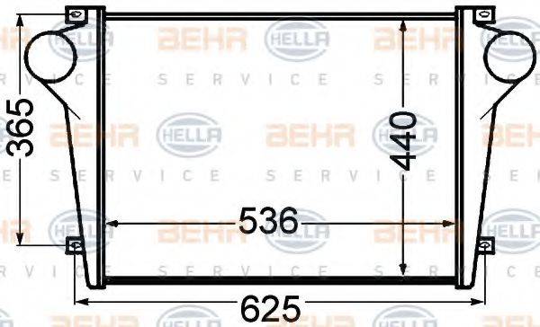 IVECO 9842 5621 Інтеркулер