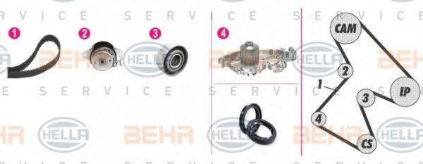 AUTEX K986940A Комплект ременя ГРМ