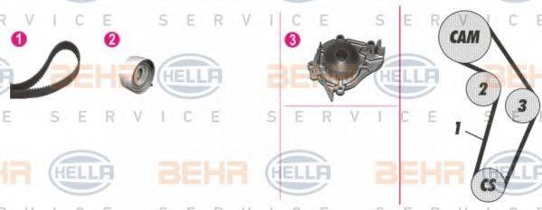 IVECO VT041 Ремінь ГРМ