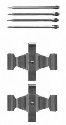 BREMBO A02460 Комплектуючі, колодки дискового гальма