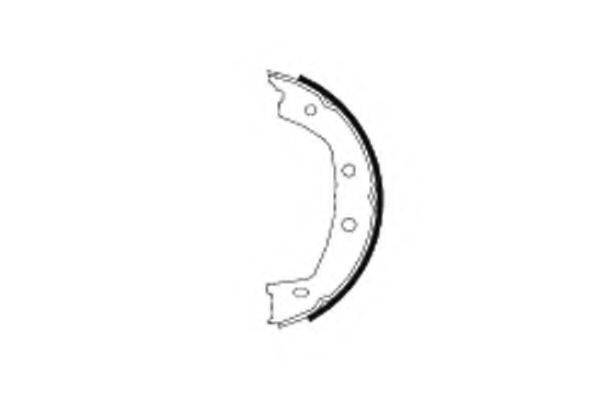 LAND ROVER LR001020 Комплект гальмівних колодок