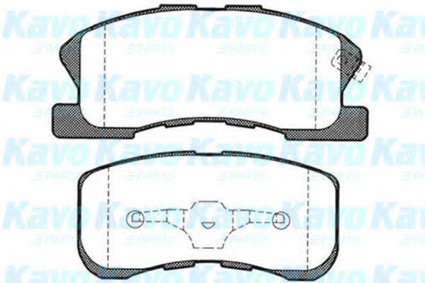KAROSA 072002 Комплект гальмівних колодок, дискове гальмо