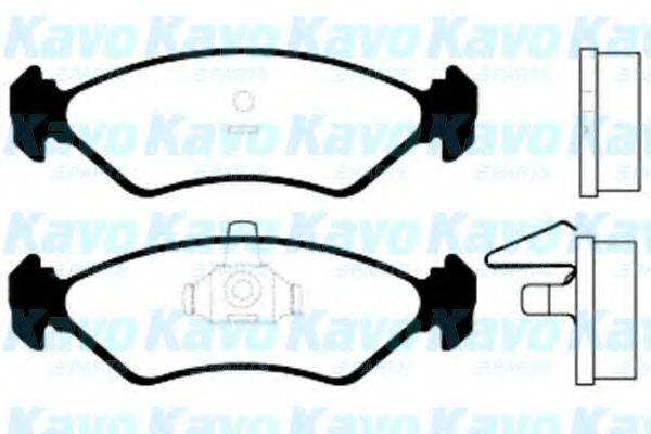 MAZDA 1010502 Комплект гальмівних колодок, дискове гальмо
