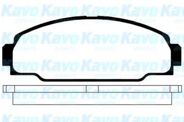 TOYOTA 0446536040 Комплект гальмівних колодок, дискове гальмо