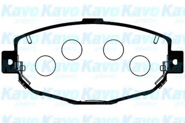 TOYOTA 04465-24021 Комплект гальмівних колодок, дискове гальмо