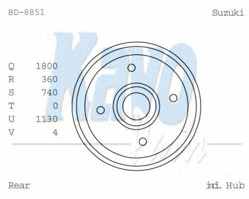 KAVO PARTS BD-8851