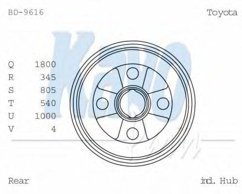 KAVO PARTS BD-9616