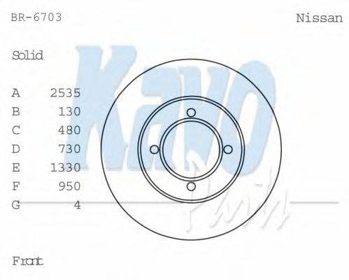 KAWE 33939 гальмівний диск