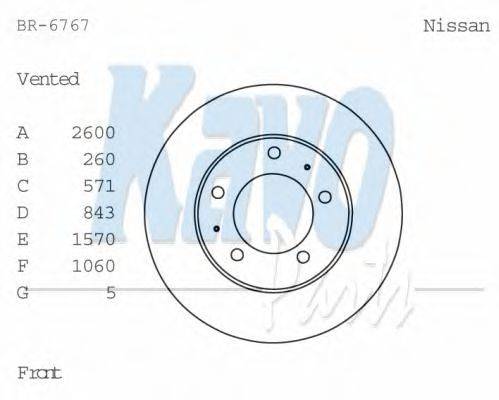 KAVO PARTS BR-6767