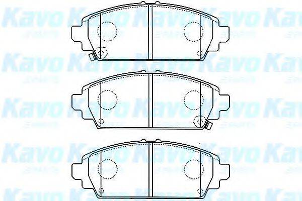 KAVO PARTS BP2046 Комплект гальмівних колодок, дискове гальмо