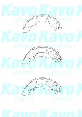 KAVO PARTS BS8928 Комплект гальмівних колодок