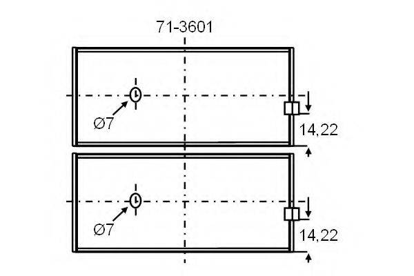 GLYCO 713601 Підшипник