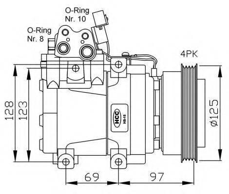 VALEO 92060739 Компресор, кондиціонер