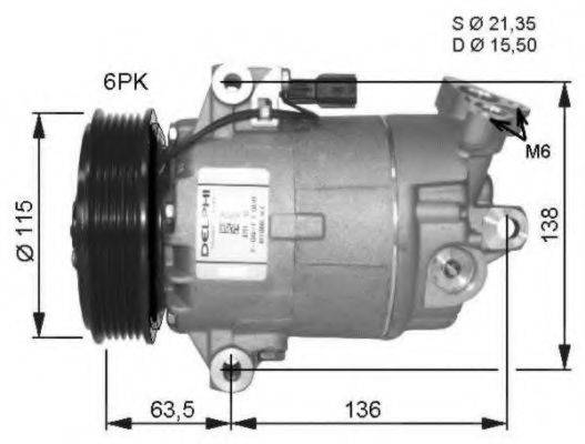 GERI RTK437 Компресор, кондиціонер