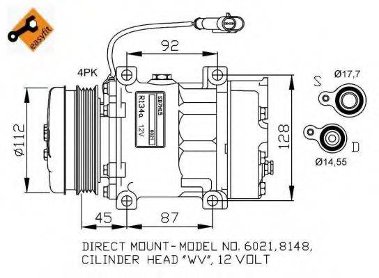 NEW HOLLAND 878029120 Компресор, кондиціонер