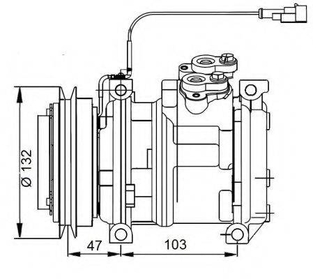 NRF 32823 Компресор, кондиціонер