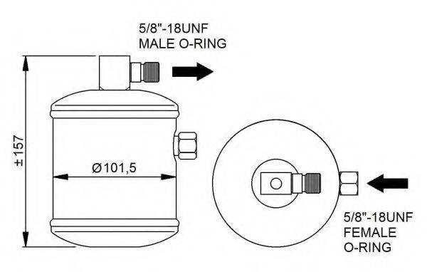 CASE IH 118304C1 Осушувач, кондиціонер