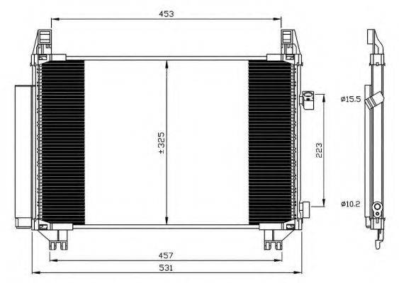 NRF 350063 Конденсатор, кондиціонер
