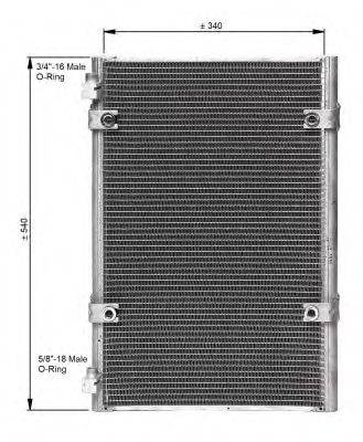 NRF 350089 Конденсатор, кондиціонер