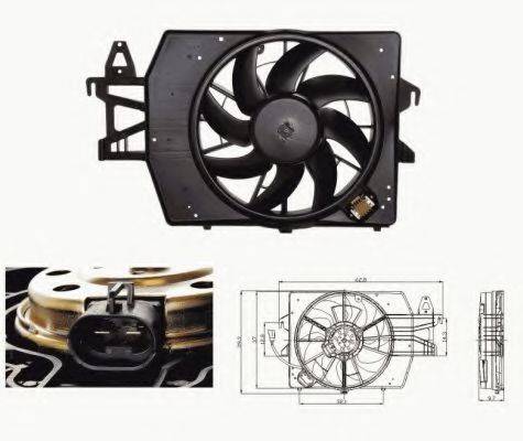 FORD 1011626 Вентилятор, охолодження двигуна