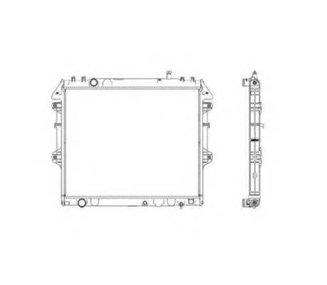 NRF 53541 Радіатор, охолодження двигуна