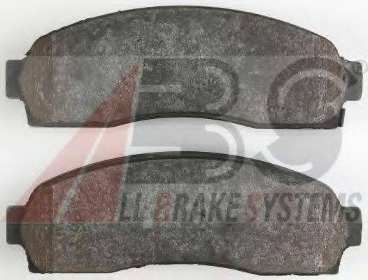 A.B.S. 38913 Комплект гальмівних колодок, дискове гальмо