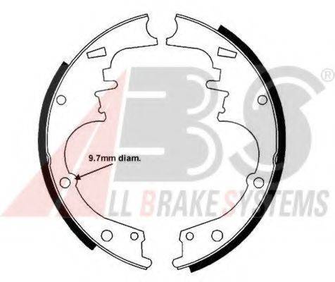 BUICK 01154580 Комплект гальмівних колодок