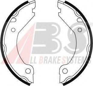 A.B.S. 8910 Комплект гальмівних колодок, стоянкова гальмівна система