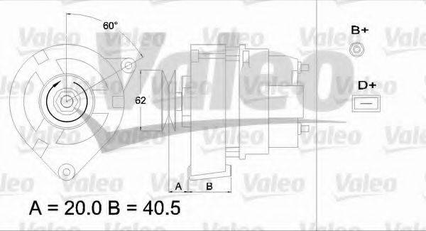 VALEO 7534 Генератор